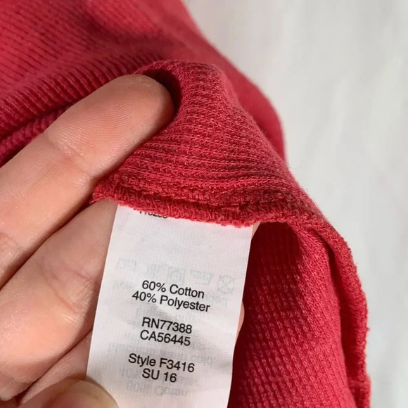 Madewell Tank Top Women’s Small Coral Red Ribbed Knit Sleeveless Crew Neck - Picture 5 of 8